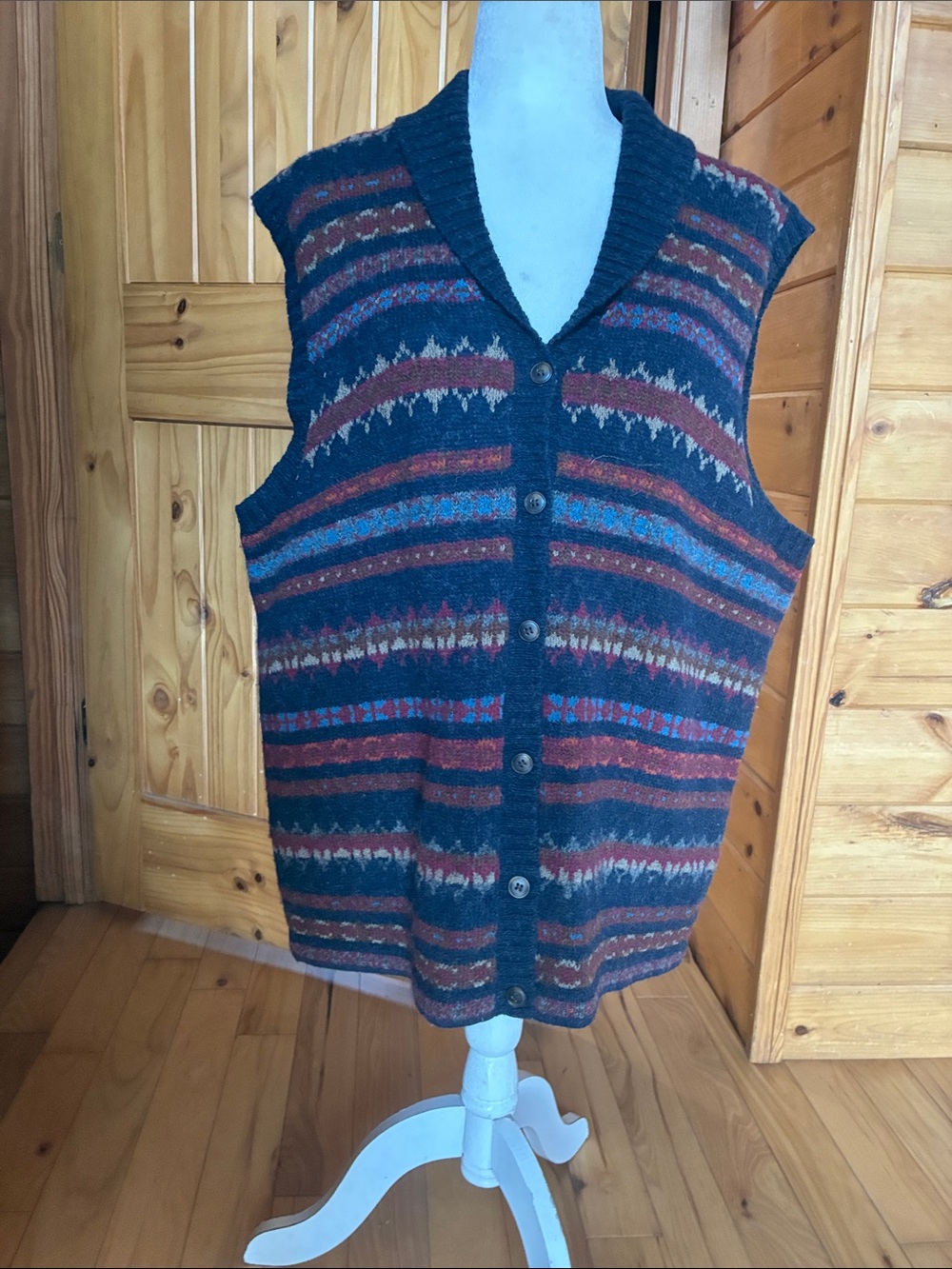 Vintage Pendleton knock about wool vest